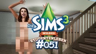 DIE SIMS 3 051 Erweiterungspacks Nackt durchs Studentenheim [upl. by Koch]