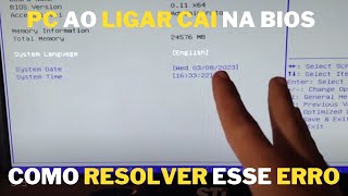 Notebook Acer entra direto na BIOS como resolver POSSIVEL SOLUÇÃO [upl. by Ainerol]