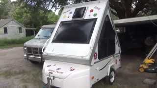 Aliner Alite 400 Pound Motorcycle Camper Trailer [upl. by Portugal]