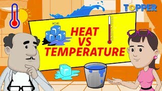 What’s the difference between Heat and Temperature  Class 7th Physics [upl. by Lexy603]