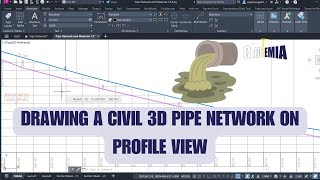 8 Drawing Pipe Networks on Profiles is EASY in AutoCAD [upl. by Weld912]