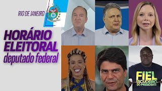 Horário Eleitoral RJ  candidatos a Deputado Federal 27082022  tarde [upl. by Nawaj]