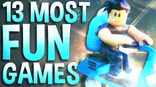 Top 13 Most Fun Roblox Games to play in 2022 [upl. by Haelem731]