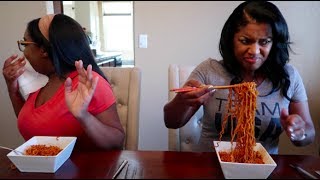 FUNNIEST SPICY NOODLE CHALLENGE EVER [upl. by Wiltsey]