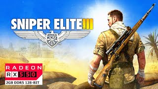 Sniper Elite 3  RX 550 2gb  Athlon 3000g [upl. by Eadwine]