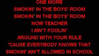 CKK  Motley Crue  Smoking In The Boys Room Karaoke Vocal Reduction [upl. by Hildagard720]