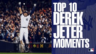 Top 10 Moments of Derek Jeters Career  Yankees legend inducted to Baseball Hall of Fame [upl. by Boyce]