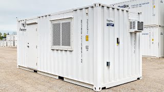 How We Build a 20 Shipping Container Office  BigSteelBox [upl. by Yleak]