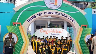 BUHS 1st Convocation 2024  Bangladesh University of Health Sciences BUHS [upl. by Derej]