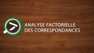 15 Analyse Factorielle des Correspondances dans Excel avec XLSTAT [upl. by Ut]