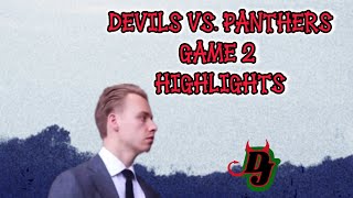 Devils vs Panthers GAME 2 HIGHLIGHTS NJDevils [upl. by Langill]