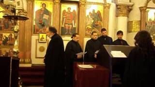 CORO SAN JUAN DAMASCENO BYZANTINE MUSIC part 1 [upl. by Rochkind482]