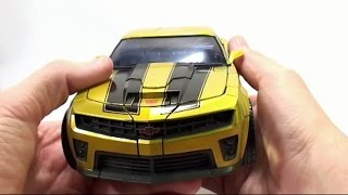 Optibotimus Reviews Costco Exclusive TransformersOfficial Transformers Battle Ops Bumblebee [upl. by Alansen]