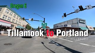 4K Wilson River Highway Tillamook to Hillsboro Portland Oregon 6 through Tillamook State Forest [upl. by Demitria]