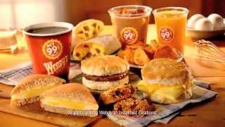 Wendys quotBreakfast Value Menuquot Commercial [upl. by Acinna]