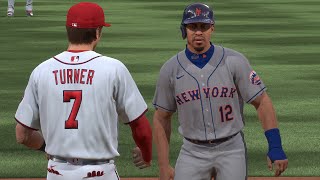 New York Mets vs Washington Nationals MLB Opening Day 2021 41 Full Game Highlights MLB The Show [upl. by Fulmer]