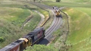 Train 542 Is Retrieved From The Fordell Tunnel In New Zealand 2015 [upl. by Aisatana176]