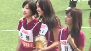 Cam 100914 Tara Hyomin  Eunjung  Idol Athletic Championship [upl. by Danyluk]