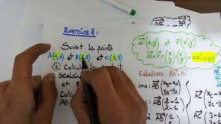 analytique du produit scalaire et ses applications  produit scalaire  distance entre deux points [upl. by Ainnek]