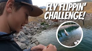 THE BOYS TAKE OVER THE VLOG  FLY FISHING CHALLENGE [upl. by Rotsen]