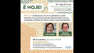 Oficina A literatura nos livros didáticos como são lidos os excertos de obras literárias fora [upl. by Rosalinde]