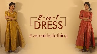 2 IN 1 DRESS Buy Versatile Clothes Wedding Season Special  Aditi Sharma Vlog [upl. by Yoj]