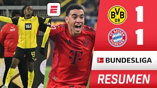 BAYERN MUNICH logró EMPATE AGÓNICO 11 vs DORTMUND en DER KLASSIKER con GOL DE MUSIALA  Bundesliga [upl. by Myk]