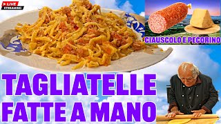 TAGLIATELLE al CIAUSCOLO DI ENRICO CUOCO ft namepesh  IN CUCINA CON MATTEOHS  LIVE DEL 21 04 2024 [upl. by Vitkun]