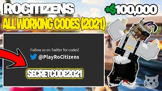 Roblox RoCitizens ALL NEW Codes 2021 Working November 2021 [upl. by Noryk]