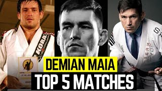 DEMIAN MAIA Top 5 Matches [upl. by Tibbs474]