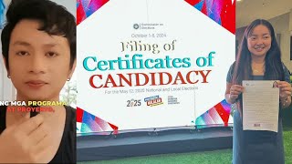 VLOGGER ROSEMAR TAN FILE CERTIFICATE OF CANDIDACY 😱😱😱 [upl. by Wehttam]