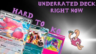 Blissey ex is in an EPIC Spot when Paired with Farigiraf ex Pokémon TCG Twilight Masquerade [upl. by Leizahaj]