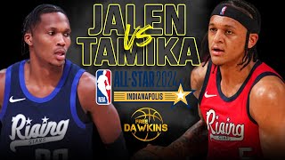 NBA 2024 Rising Stars GM1 Team Jalen vs Team Tamika Full Game Highlights  FreeDawkins [upl. by Erlina898]