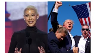 REACTION  Amber Rose speech at the RNC quotTHE MEDIA LIED TO US [upl. by Aleahs]