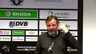 Pressekonferenz  48 Spieltag DEL2 2021  Dresdner Eislöwen vs EHC Freiburg [upl. by Ytrebil]