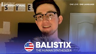 BALISTIX 🇺🇸  The Human Synthesizer [upl. by Julianne]