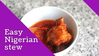 HOW TO MAKE STEW  HOW TO MAKE NIGERIAN STEW  TURKEY STEW [upl. by Eerolam853]