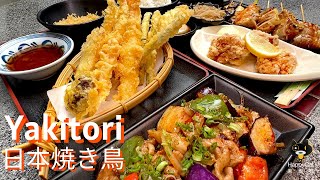 Kokonoka Ryori a Gem Serving Walletfriendly Yakitori and Tempura  SINGAPORE HAWKER FOOD [upl. by Abil]