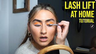 How to do your Lash Lift at home tutorial and get great results [upl. by Byler]