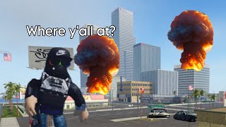 Making Everyone Scared Of Me Roblox Cali Shootout [upl. by Heimlich]