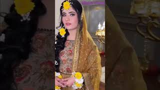 Gaye holud dress and makeup look  Gaye hold dress Flower jeweally design 2024 [upl. by Xavler]