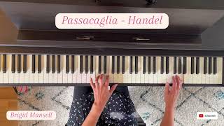 Passacaglia  Handel piano solo [upl. by Shlomo]