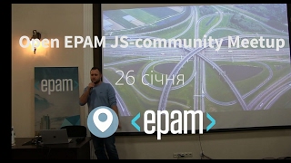 EPAM JavaScript community meetup multithreaded web  crazy JSworld [upl. by Hedelman]