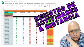 FORMATO para evaluar a distancia y registrar actividades con Google Drive [upl. by Rebmit]