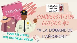 Dialogue a laeroport en francais anglais français  L’Anglais c’est pas Sorcier [upl. by Atinoj]