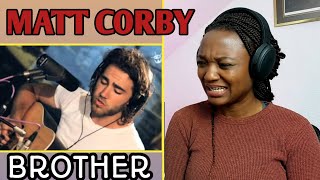 First Time Hearing Matt Corby  Brother Live Reaction [upl. by Irok392]