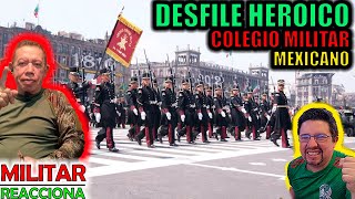 MILITAR COLOMBIANO reacciona al DESFILE del COLEGIO HEROICO MILITAR 2023 [upl. by Eirollam]