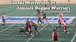 Canada Wolverines vs Jamaica Reggae Warriors Rugby League [upl. by Guadalupe]