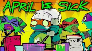 APRIL IS SICK  TMNT Comic Dub 🍕🐢 [upl. by Bui]