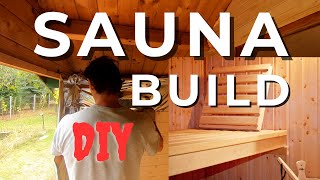 How I Built My Home Sauna DIY [upl. by Arad]